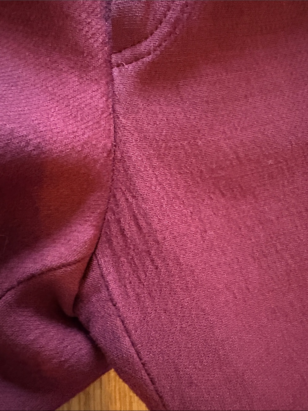Christian Dior Women’s Slim Straight Dress Pants in Burgundy - Picture 5 of 5